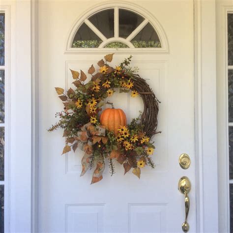 pumpkin wreaths for front door|More.